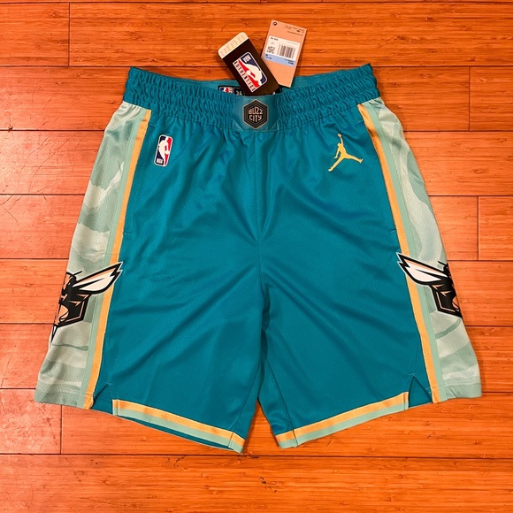 Charlotte Hornets Nike Teal 2023/24 City Edition Swingman Shorts